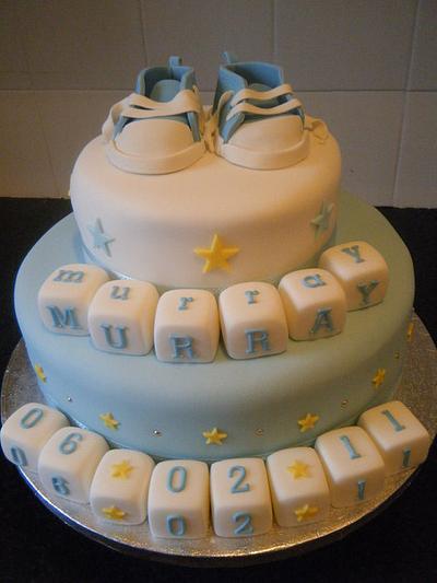 Christening Cake - Cake by Laura Galloway 