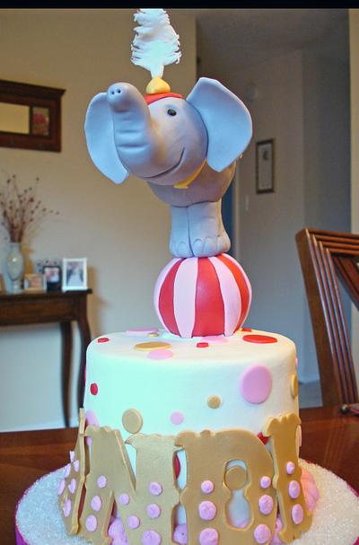 Circus Elephant - Cake by Dream Slice Cakes