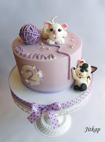 Cats cake - Cake by Jitkap