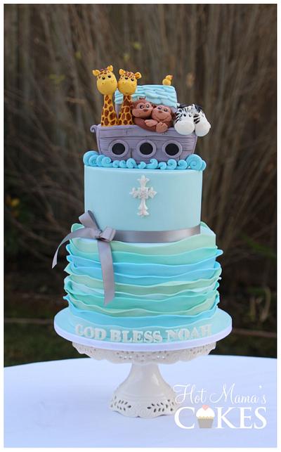 God Bless Noah - Cake by Hot Mama's Cakes