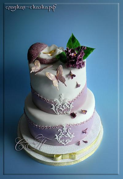 purple cake - Cake by Svetlana