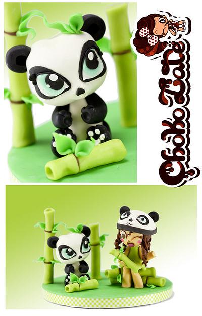 Panda kawaii - Cake by ChokoLate Designs