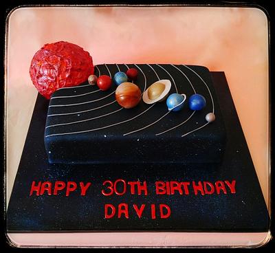 Solar System  - Cake by Enza - Sweet-E