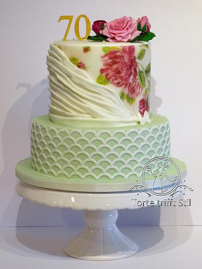 romantic rose cake - Cake by torte trifft stil