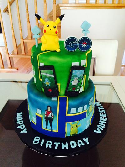 Pokemon Go 24/7  - Cake by Cakes Paradise