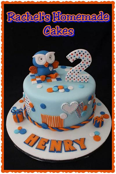 Giggle & Hoot birthday cake - Cake by Rachel's Homemade Cakes 