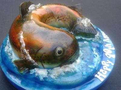 Trout cake - Cake by FANCY THAT CAKES