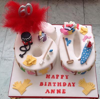 60th Birthday cake for a cleaning fanatic - Cake by Yvonne Beesley