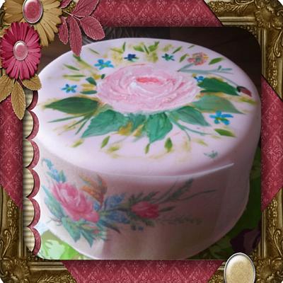 Hand painted Cake - Cake by Friesty