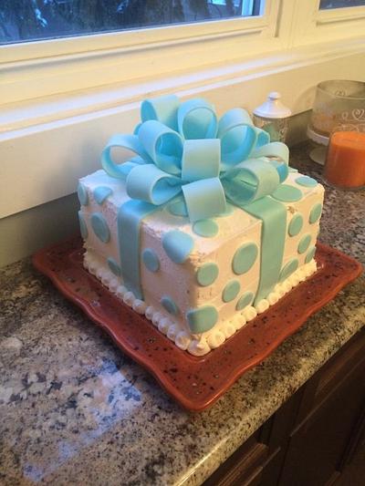 Bow Shower Cake - Cake by Daria