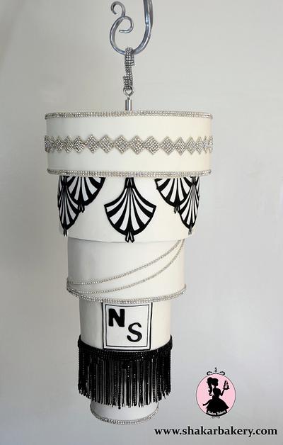 Art Deco Hanging Chandelier Cake - Cake by Shantal