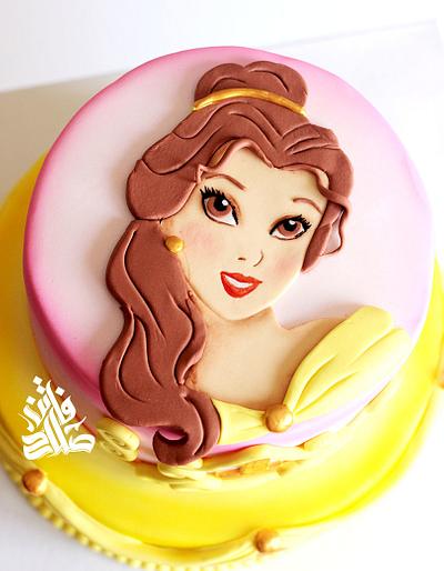 Princess Belle cake - Cake by Faten_salah