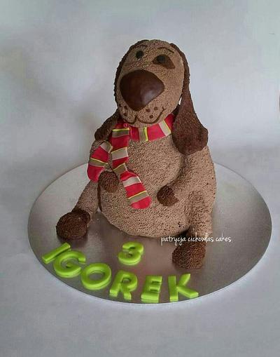  fluffy dog - Cake by Hokus Pokus Cakes- Patrycja Cichowlas