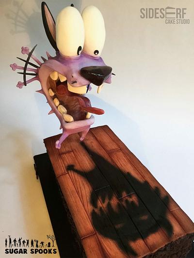 Courage the Cowardly dog - Cake by Natalie Sideserf
