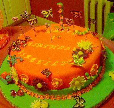 Butterflies and Critters Birthday Cake - Cake by Joyful Cakes