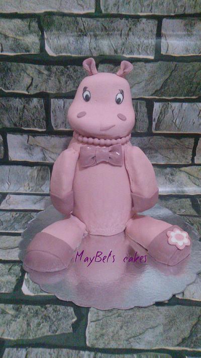 Hippo 6 - Cake by MayBel's cakes