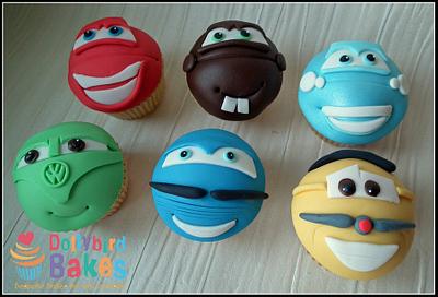 Car's themed cupcakes - Cake by Dollybird Bakes