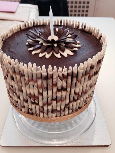 Chocolate birthday cake - Cake by Jackie - The Cupcake Princess