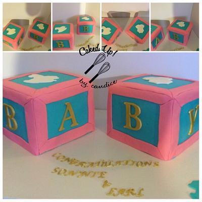 Baby Blocks - Cake by CandyGirl24