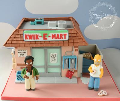 Kwik E Mart Cake - Cake by Amanda’s Little Cake Boutique