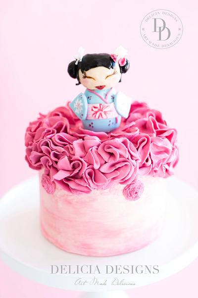 Kokeshi Doll - Cake by Delicia Designs