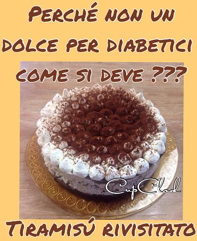 cake for diabetics - Cake by CupClod Cake Design