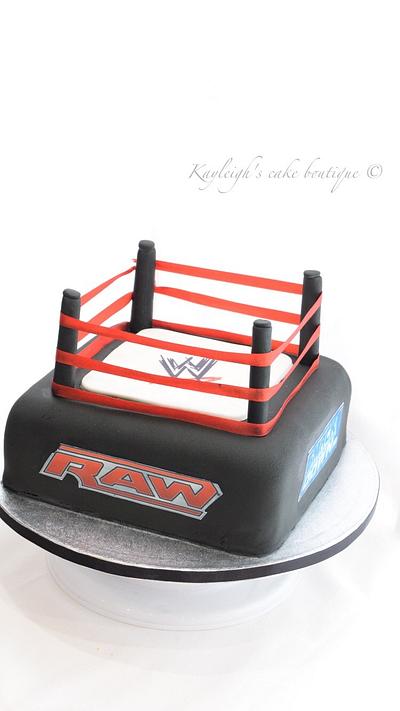 wwe wrestling  - Cake by Kayleigh's cake boutique 