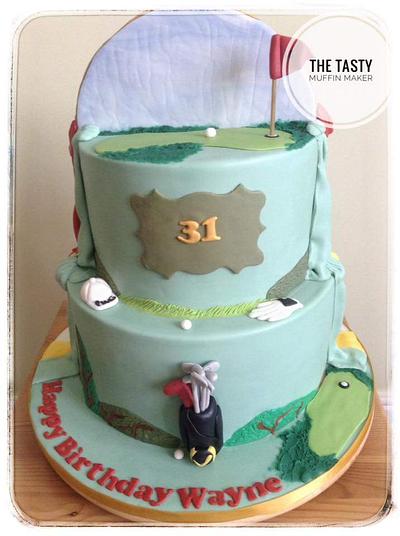 Golf and beauty cake  - Cake by Andrea 