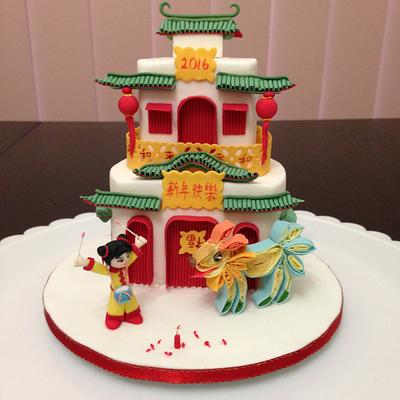 Chinese New Year - Miniature Cake - Cake by Hong Guan
