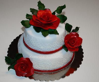 red roses - Cake by katarina139