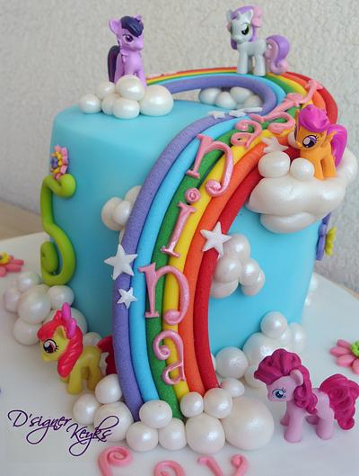 My Little Pony Theme Cake - Cake by Phey