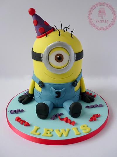 Party minion. :-)  - Cake by Cakes by Verity