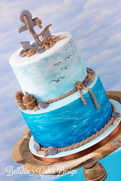 "To Where You Are" - Cake by Bellaria Cake Design 