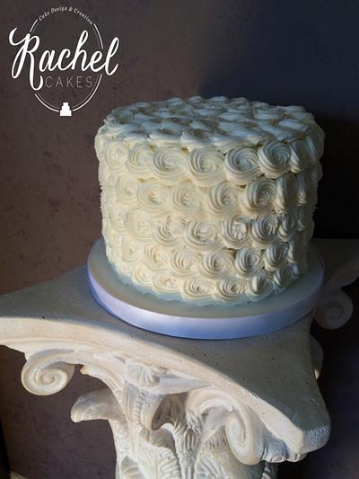 Rosette Wedding Cake - Cake by Rachel~Cakes