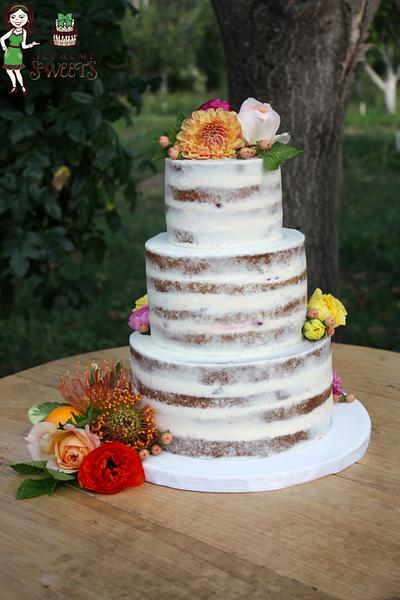 Naked Wedding - Cake by Supreme Sweets