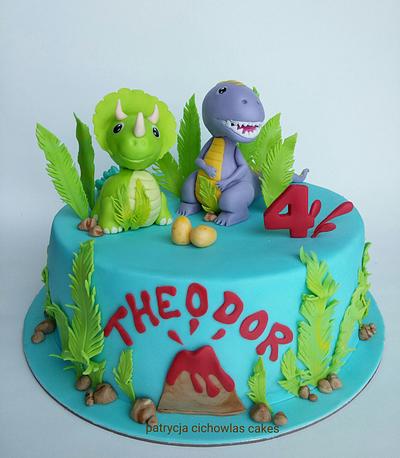 dinosaur - Cake by Hokus Pokus Cakes- Patrycja Cichowlas