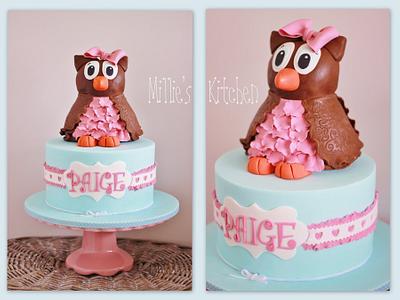 Cute Owl Cake - Cake by Emily