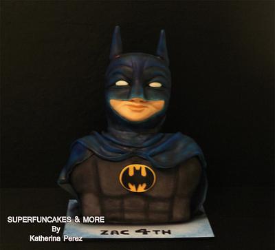BATMAN BUST  CAKE - Cake by Super Fun Cakes & More (Katherina Perez)