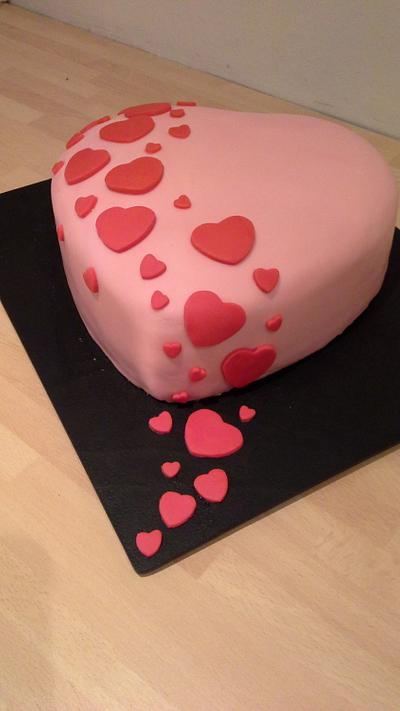 Valentine heart cake - Cake by penrhynbakes