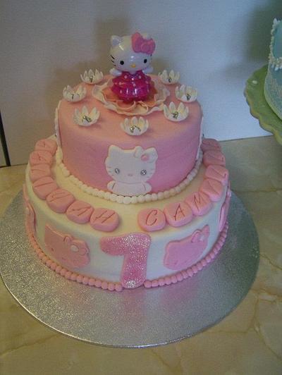Hello kitty flower cake - Cake by cupcakes of salisbury