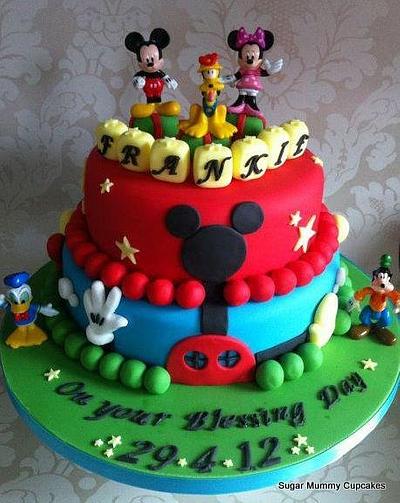 Mickey Mouse Clubhouse Blessing  - Cake by Carrie