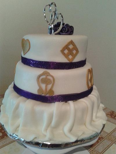 Traditional and modern wedding cake - Cake by SerwaPona
