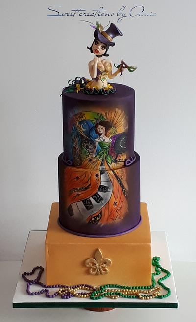 Mardi Gras Carnival Cakers Collaborstions 2018 - Cake by Ania - Sweet creations by Ania