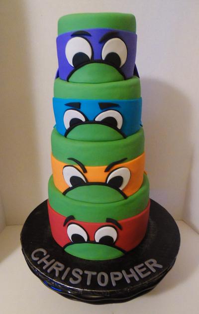 Ninja Turtle Birthday Cake - Cake by DaniellesSweetSide