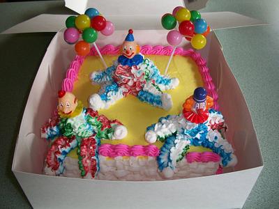 Clown Cake - Cake by Sarah