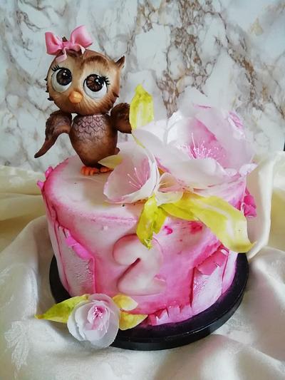 Cute owl cake - Cake by vdslatki