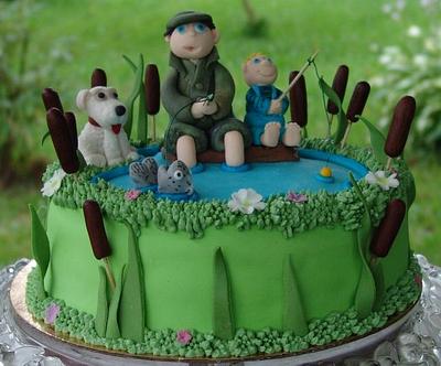 Fisherman with the family :) - Cake by Zaneta