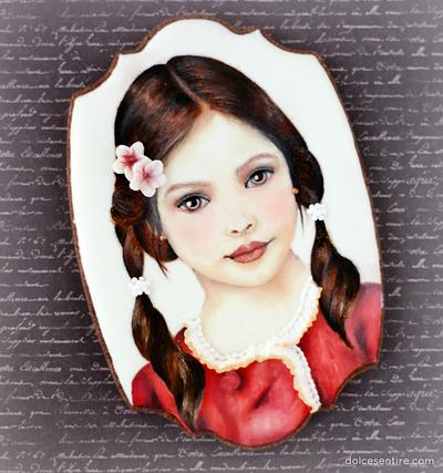 Mariela - Handpainted Cookie - Cake by Dolce Sentire