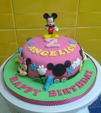 mickey clubhouse cake - Cake by Delilah