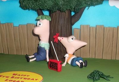 Phineas and Ferb - Cake by MarksCakes